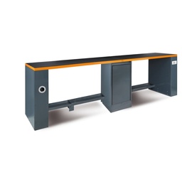 Beta | RSC55 | Dubbele werkbank 4 m, centrale poot en laden | C55PRO+B-D4