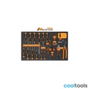 Beta M166MH | EVA-foam inlegmodule met Morphos-schroevendraaiers, tangen en 1/4" bits