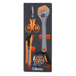 Beta | M292 | Zachte foam inlegbak met gereedschapsassortiment