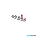 Beta S1203/8 | SPG11 Toebehoren voor Plaatstaal | Bevestigingsset - 088880910