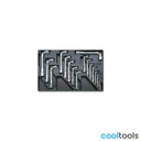 Beta T75 | Harde voorgevormde inzetbakken met assortiment gereedschap - 024000422