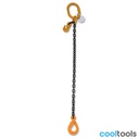 Robur 8096SL Ketting leng, 1 sprong, met zelfsluitende haak en grijphaak, grade 8