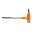 Beta | 97TTX | Haakse stiftsleutel met handgreep voor Torx-schroeven, verchroomd
