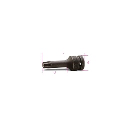 Beta | 720TX | Slagdoppen voor Torx-schroeven, 1/2"