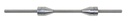 Beta | 3070B/14 | Balanceerstang Ø 14 mm voor wielbalanceerapparaat 3070B