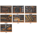 Beta | 5988H/7M | Assortiment 333 gereedschappen voor autoherstel in EVA-foam inlegbakken
