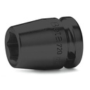 Beta | 720K | Slagdoppen 1/2", zeskant, standaard model, in blisterverpakking